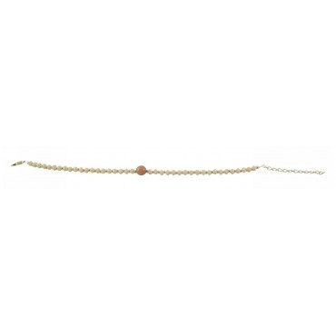 Anklet with pearls ...