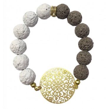 Bracelet with metal ...