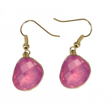 Earrings with metal ...