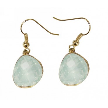 Earrings with metal ...