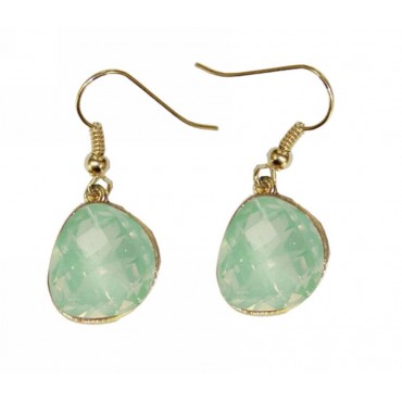 Earrings with metal ...