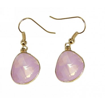 Earrings with metal ...