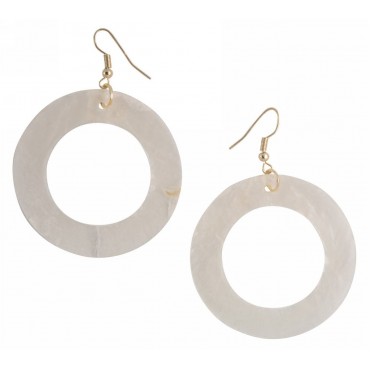 Earrings with natura...