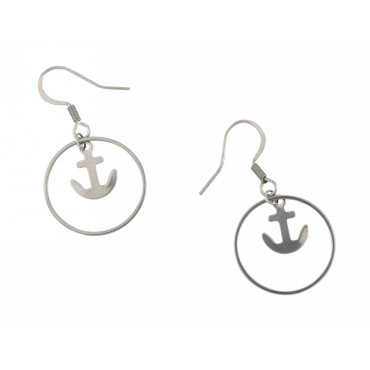 Earrings with stainl...