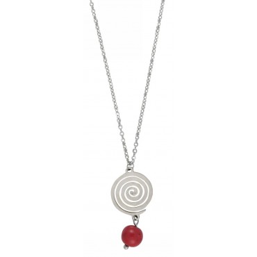 Necklace with metal ...