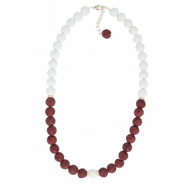 Necklace with metal ...