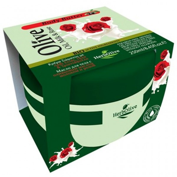 Herbolive Body Butter Milk & Rose 250 ml