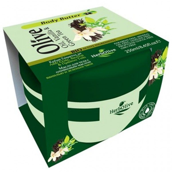 Herbolive Body Butter Vanilla & Green Tea 250 ml