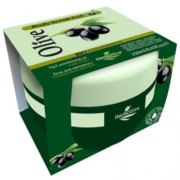 Herbolive Body Scrub Gel Olive Oil 250 ml