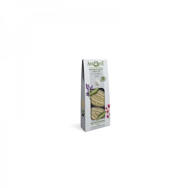 APHRODITE 2 Olive Oil & Donkey Milk Soaps Pack 170gr / 5.74 oz