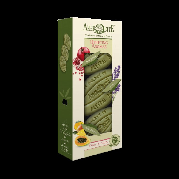 APHRODITE Uplifting Aromas Three Soaps Gift Set 255g / 9.00 oz
