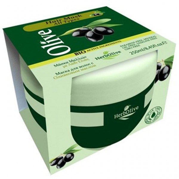 Herbolive Hair Mask For All Types With Olive Oil 250 ml