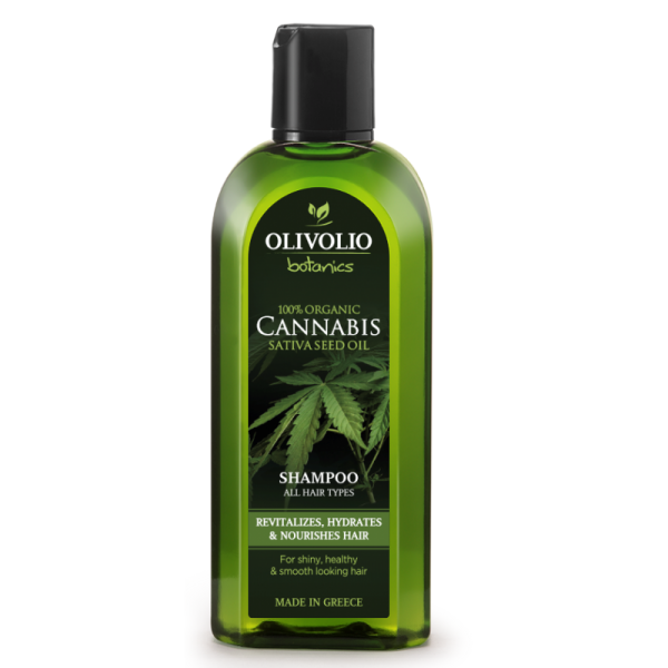 Olivolio Cannabis Oil -CBD- Shampoo All Hair Types 200 ml