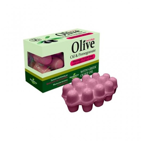 Herbolive Massage Soap With Pomegranate 100 gr