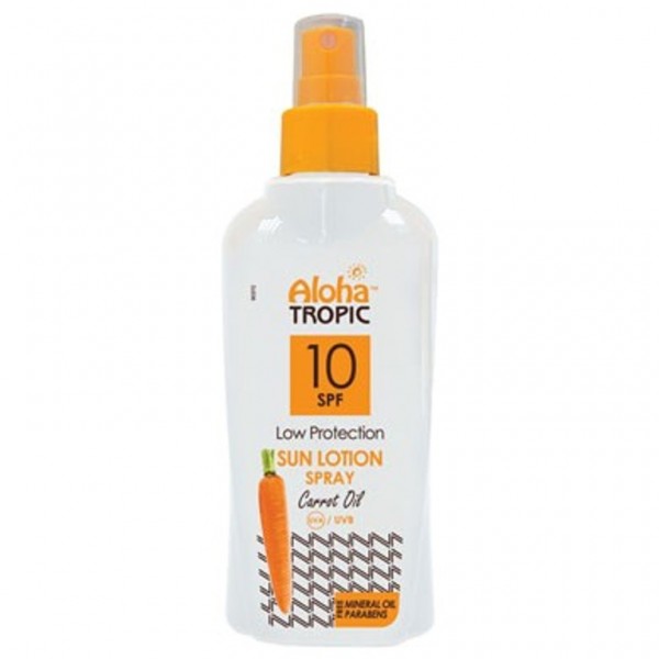 Aloha Tropic Low Protection Carrot Lotion Spf 10 200 ml