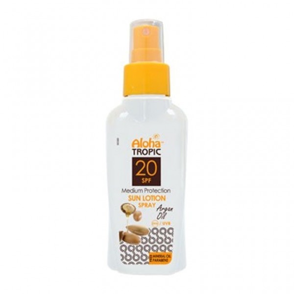 Aloha Tropic Medium Protection Micro Argan Lotion Spf 20 100 ml