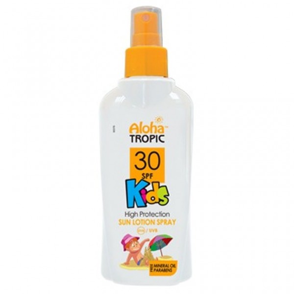 Aloha Tropic Kids High Protection Sun Lotion Spray Spf 30 200 ml