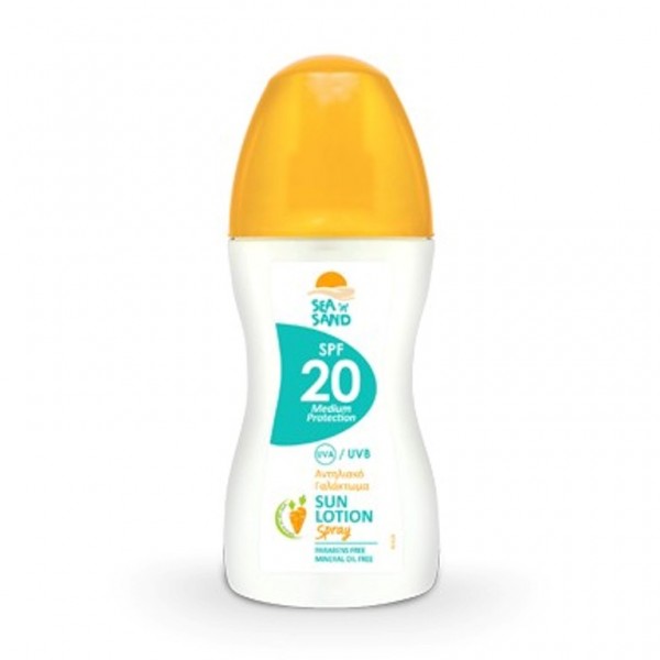 Sea n Sand Medium Protection Sun Lotion Spray Spf 20 160 ml
