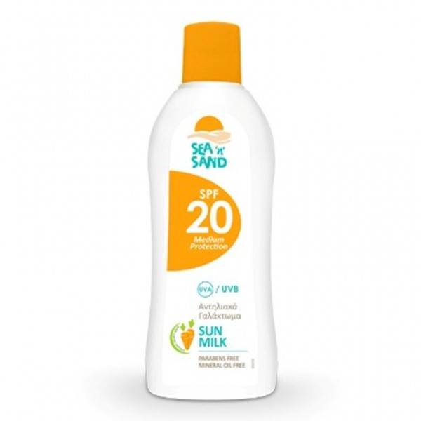 Sea n Sand Medium Protection Sun Milk Spf 20 200 ml