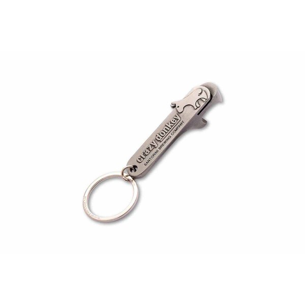 Metal Keychain with Bottle Opener 