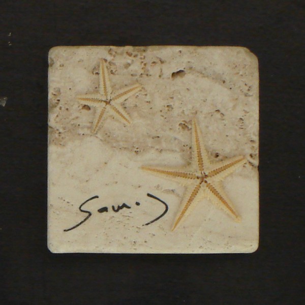 Fridge magnet made of natural materials Samos