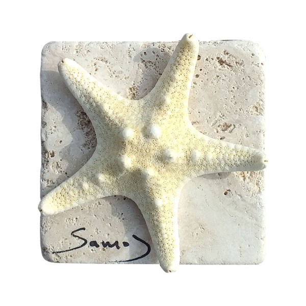 Fridge magnet made of natural materials Samos
