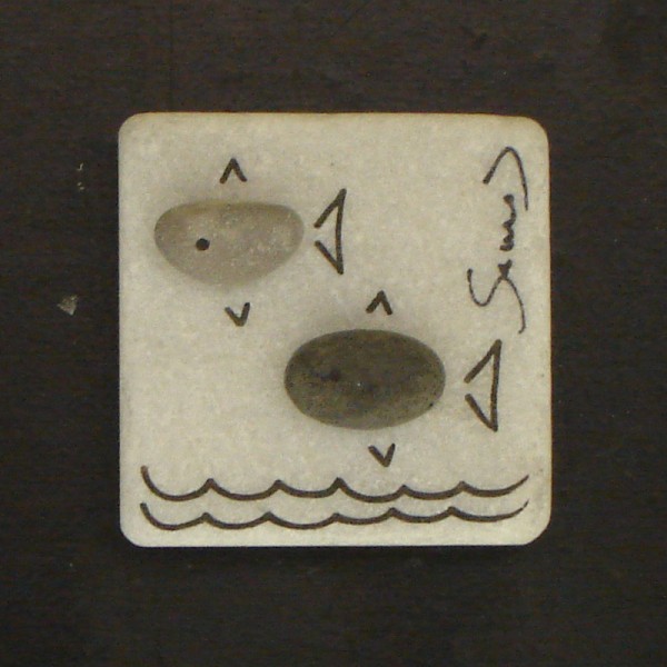 Fridge magnet made of natural materials Samos