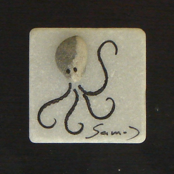 Fridge magnet made of natural materials Samos