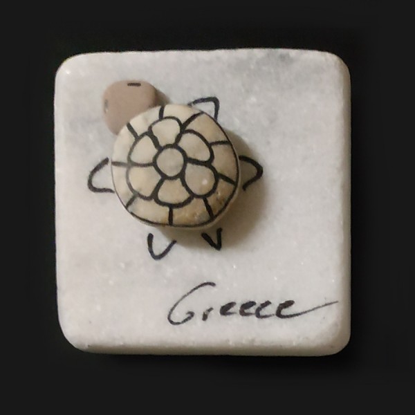 Fridge magnet made of natural materials Greece