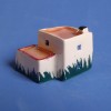 Greek House Ceramic Miniature