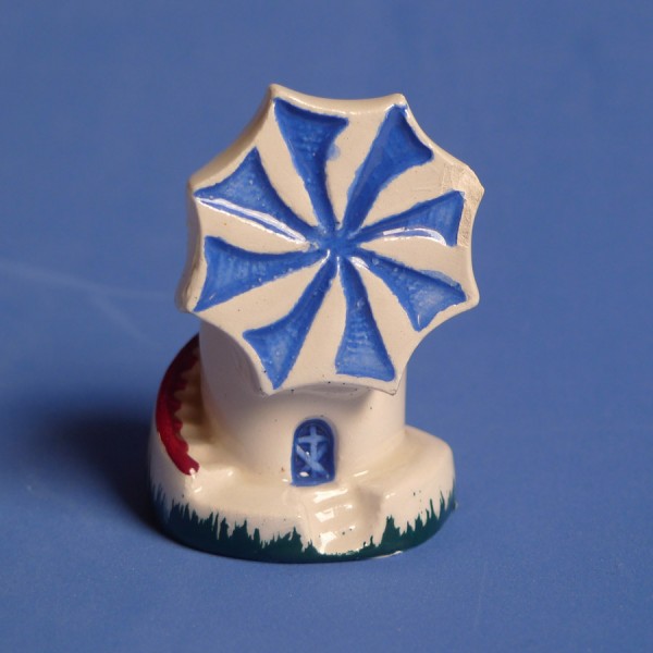Greek Windmill Ceramic Miniature