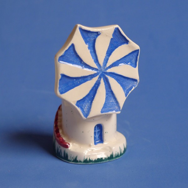 Greek Windmill Ceramic Miniature