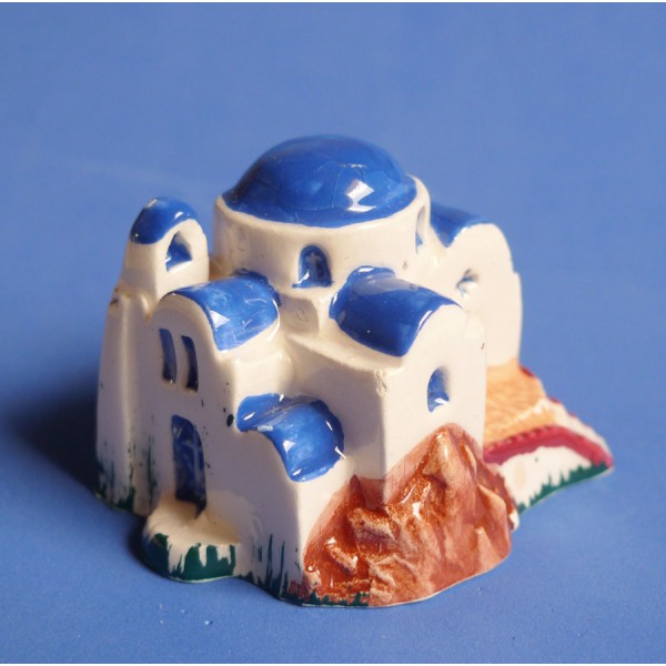 Greek Church Ceramic Miniature 