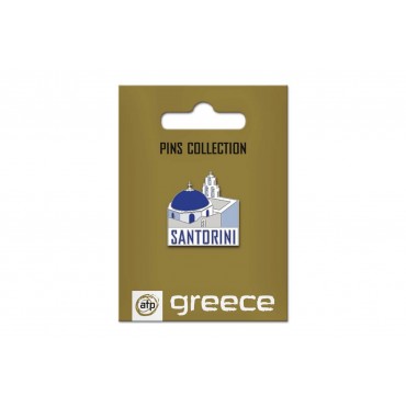 Santorini Enamel Pin...