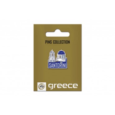 Santorini Enamel Pin...