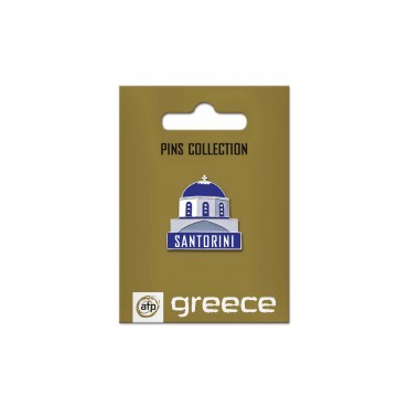 Santorini Enamel Pin...