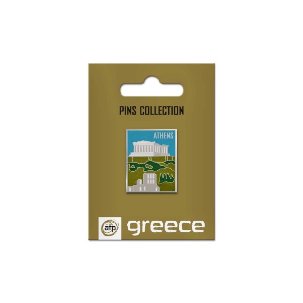 Athens Enamel Pin