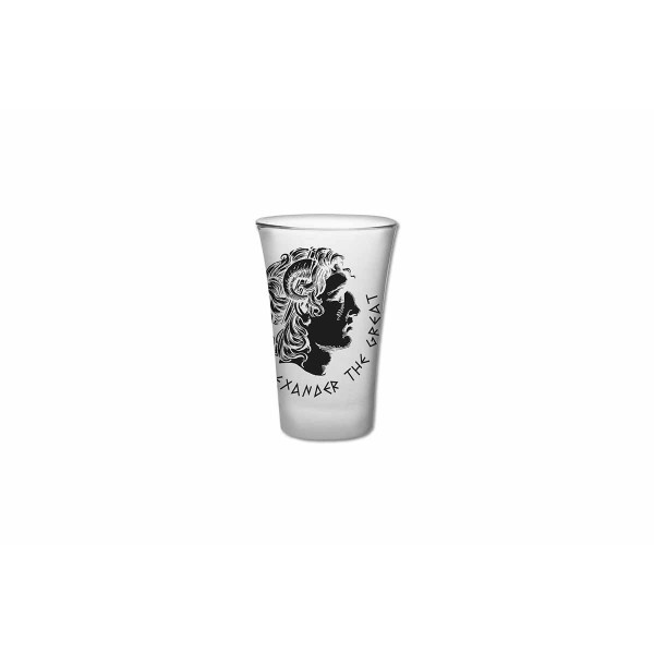 Shot glass Alexander the Great