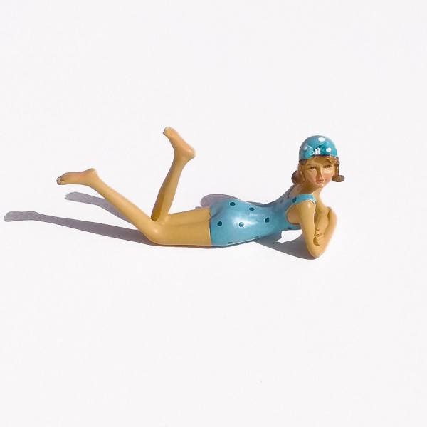 Vintage Swimmer Miniature 