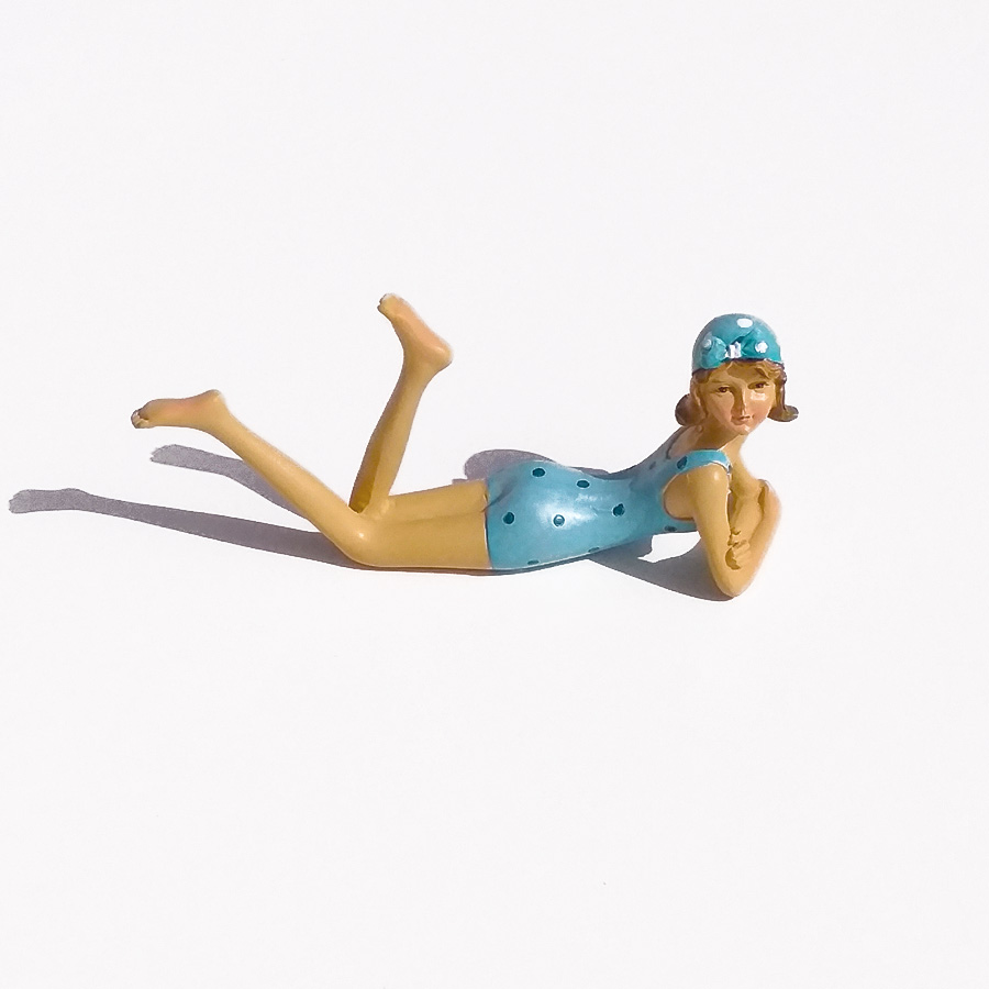 Vintage Swimmer Miniature 