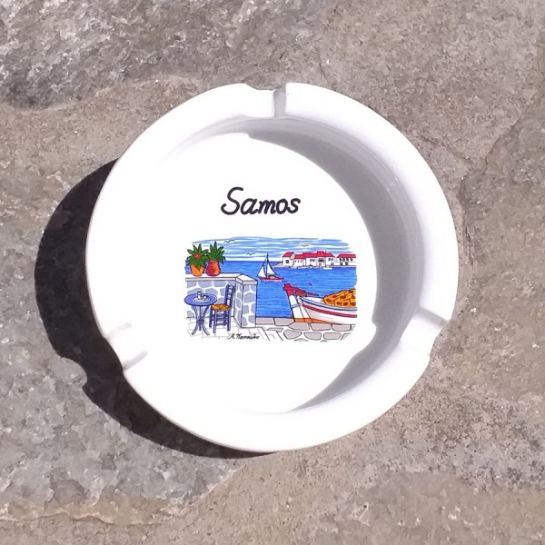 Porcelan Ashtray Samos